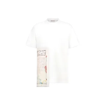 DIOR And Raymond Pettibon T-Shirt Unisex White
