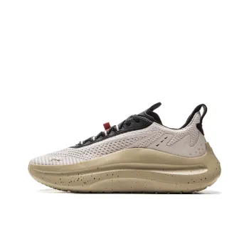 LiNing Cloud Wave Cushioning, Slip Resistant, And Abrasion Resistant Low Top Casual Shoes Men's Gray