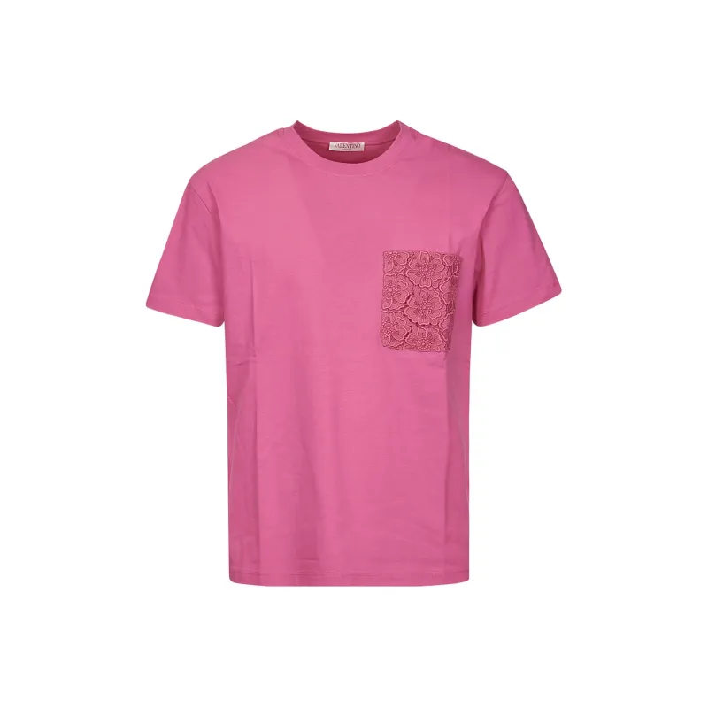 Valentino T-Shirts Men Pink-0