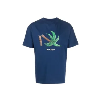 PALM ANGELS T Shirts Men Blue