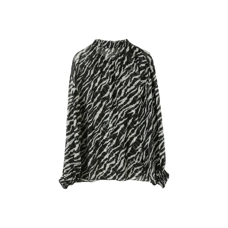 3COLOUR Shirt Women's Black Rice Floral-1