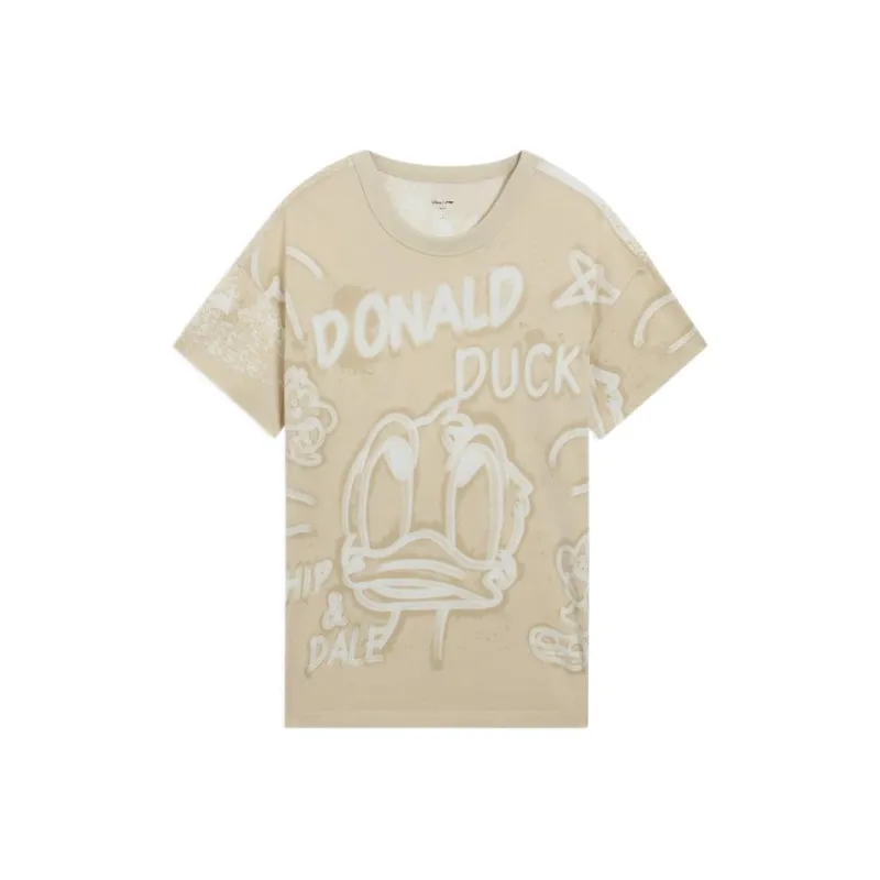 LiNing x Disney T Shirt Unisex Khaki-0
