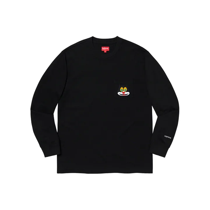 Supreme Cat L/S Pocket Tee-0