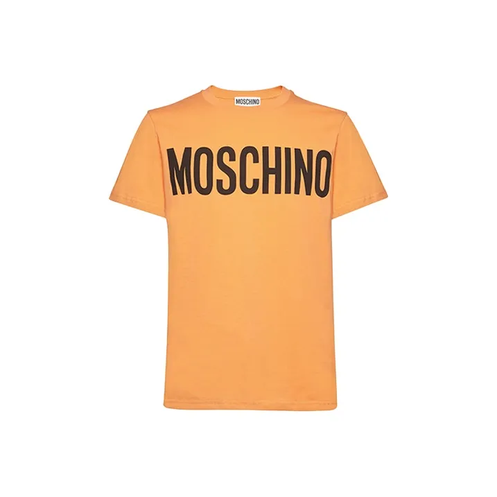 MOSCHINO T-Shirts Men Orange-0