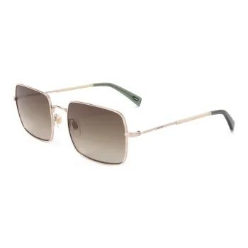 Levi's Stainless Steel Rectangular Sunglasses Unisex Gold