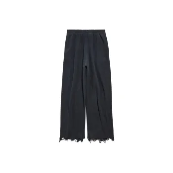 Balenciaga Knitted Sweatpants Loose Fit Unisex Black
