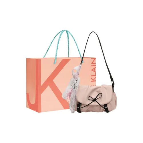 JANE KLAIN Synthetic Leather Shoulder Bag Regular Women's Pink/Silver/Black