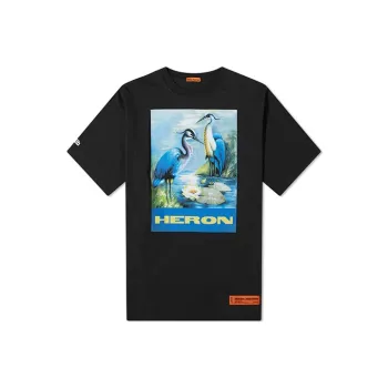 HERON PRESTON Heron Print Oversized T Shirt