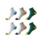 2 Green, 2 Light Gray, 2 White, Green