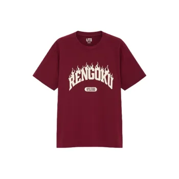 UNIQLO Straight T-Shirt Unisex Maroon