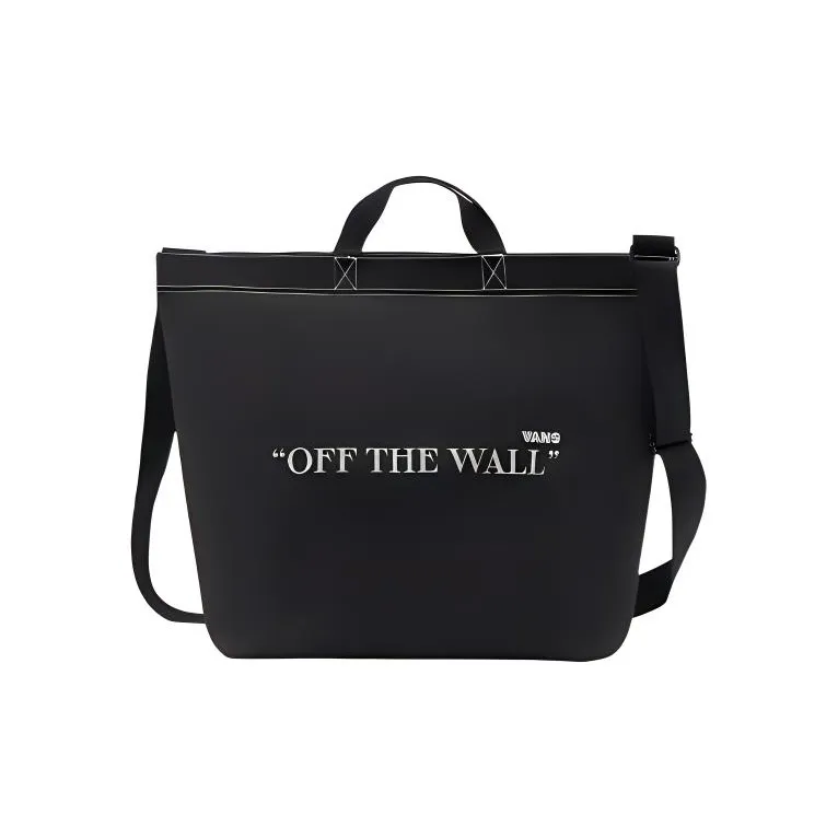 Vans Nylon Messenger Bag Shoulder Bag Crossbody Bag Handbag Regular Unisex Black-0