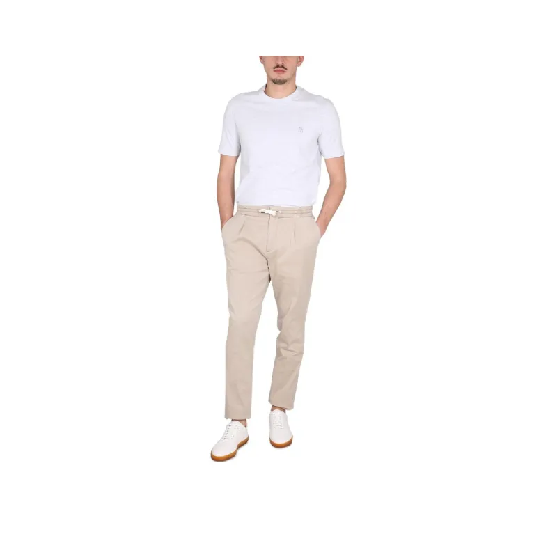 Brunello Cucinelli T Shirts Men Gray-0
