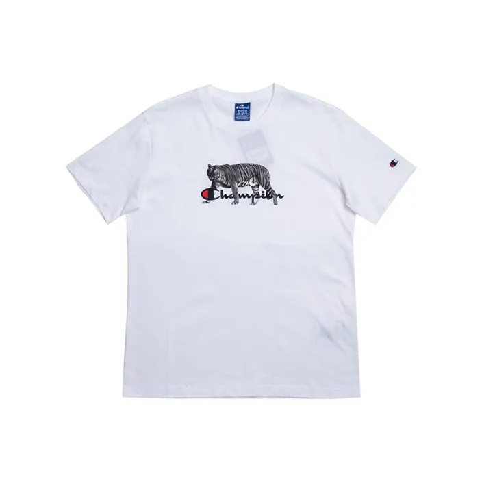 Champion T-Shirt US Version Men's White-0