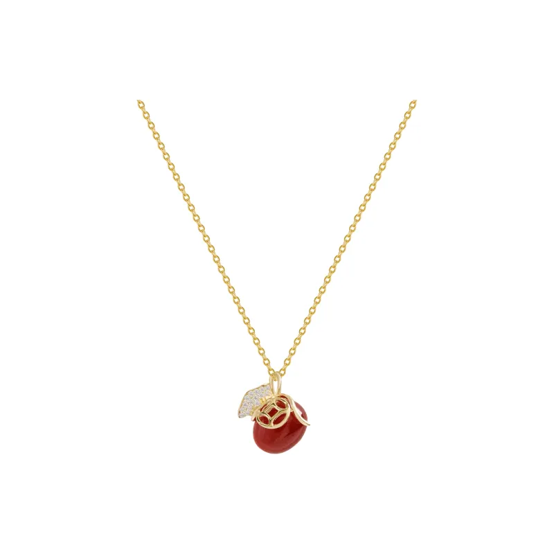 KEYS VIA Chalcedony Jade Necklaces Women's-0