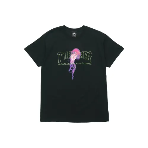 Thrasher T Shirt US Version Unisex Black