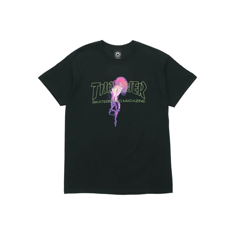 Thrasher T Shirt US Version Unisex Black-0