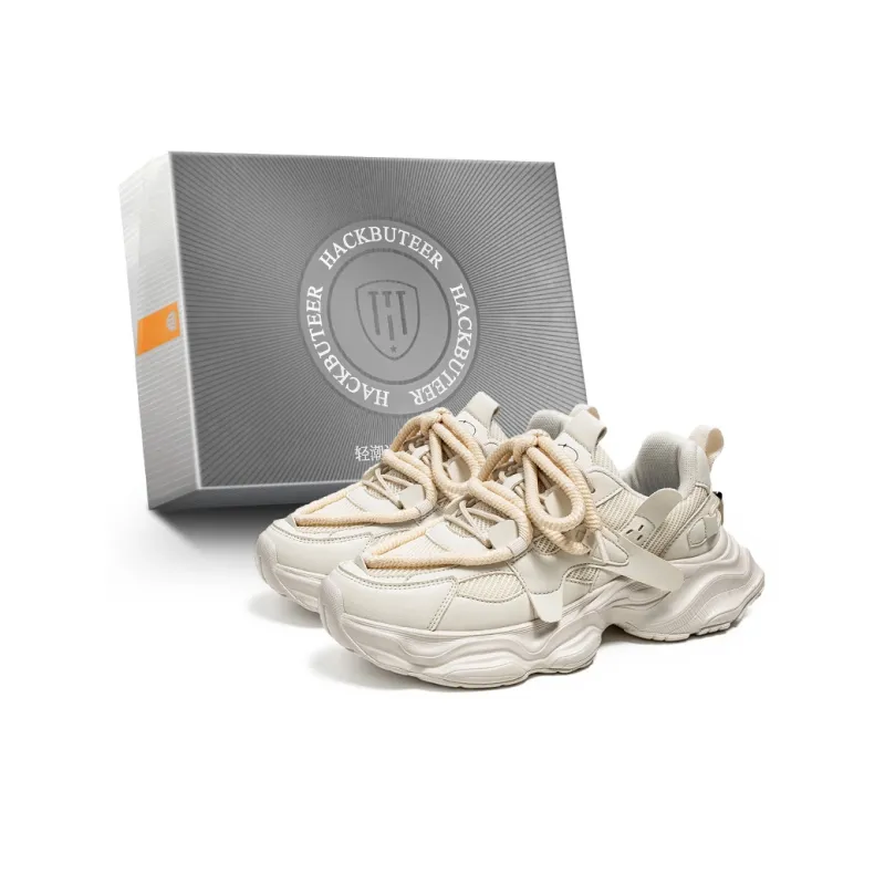 HACKBUTEER Low Top Chunky Sneakers Men's Box Included-12