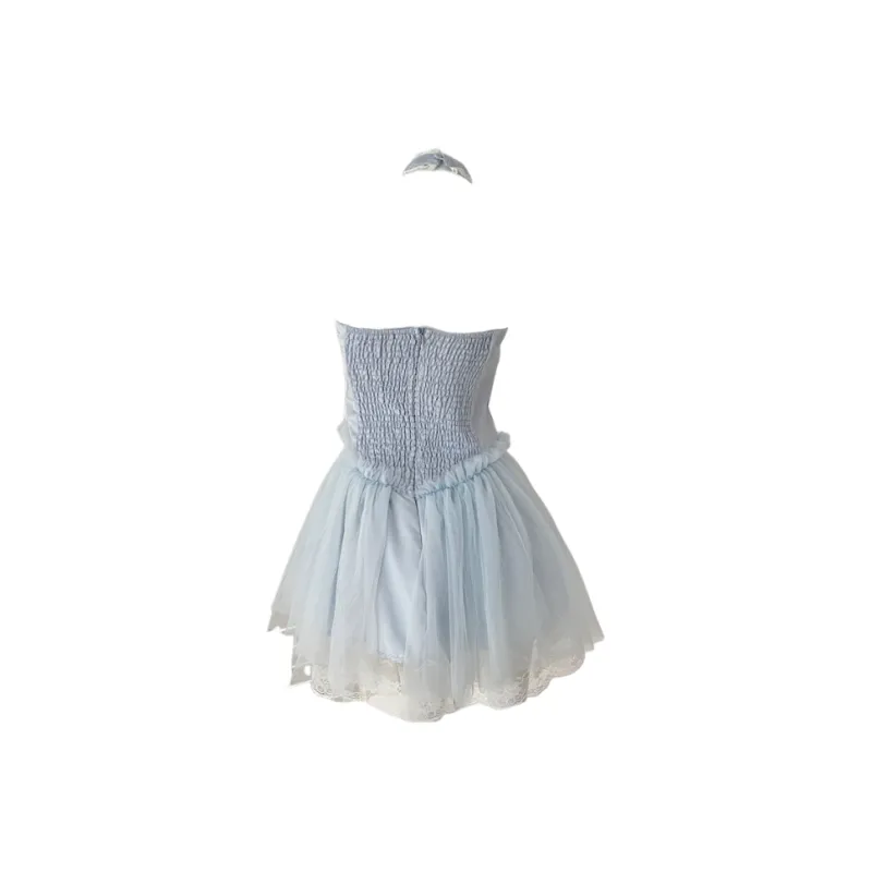 AURORA MUSE Slip Dress Women's Blue-1