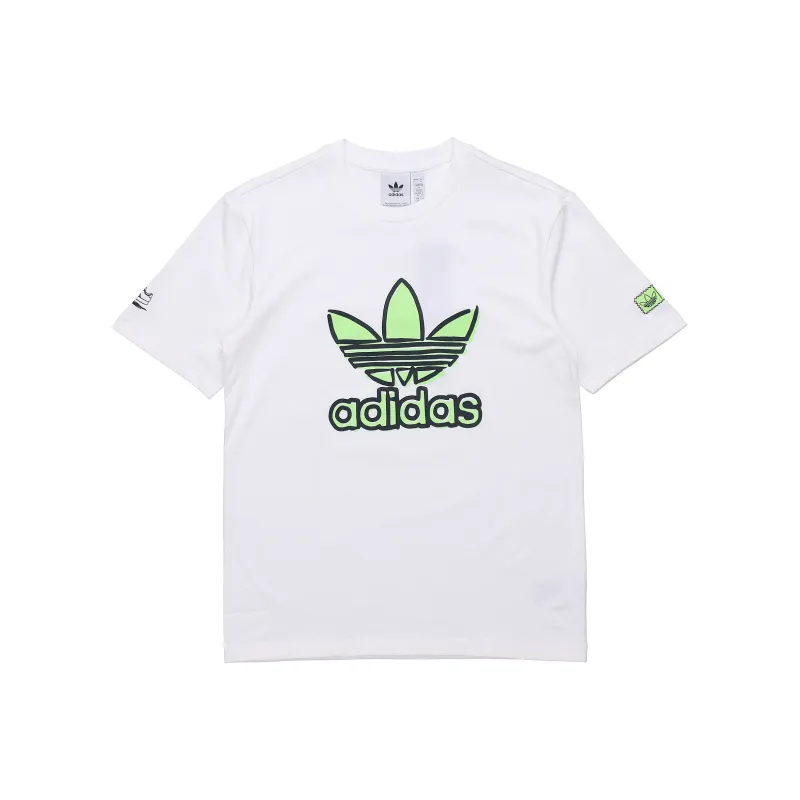 Adidas Originals Set in Sleeve T Shirt Men's White-0