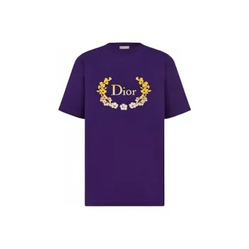 DIOR SS23 T Shirt Unisex Purple
