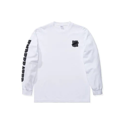UNDEFEATED FW19 Straight Long Sleeved T Shirt Unisex White
