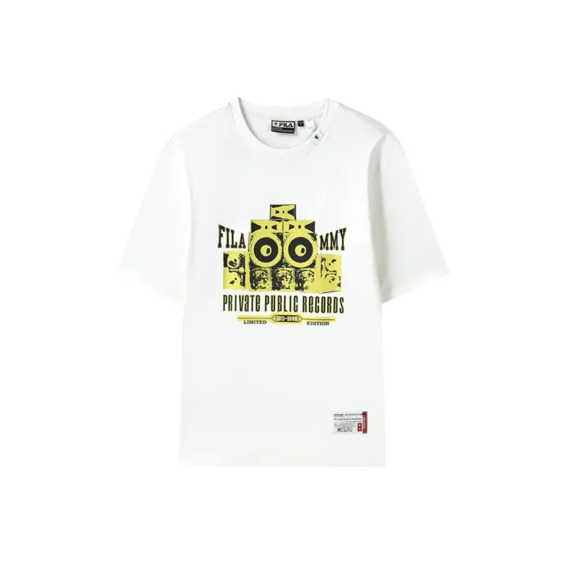 FILA x Maison Mihara Yasuhiro T Shirt Men's Coconut Milk White-0