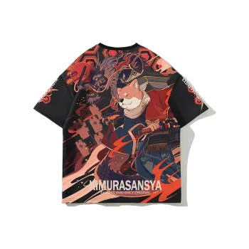 SANSYAS MAODAREN T Shirt Unisex Black
