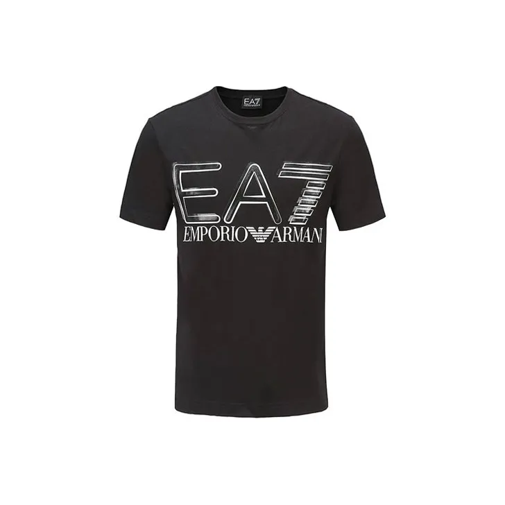 EMPORIO ARMANI T Shirts Men Black-0