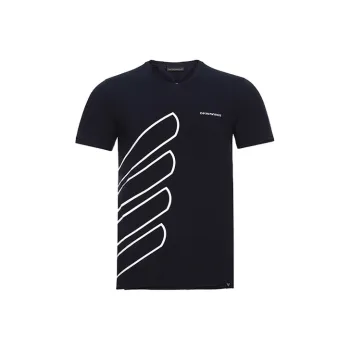 EMPORIO ARMANI T Shirts Men Navy