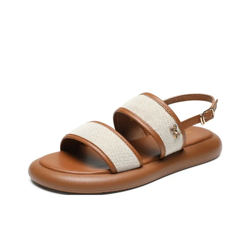 ZHR Green Purple Holiday One Strap Sandals Women's-9