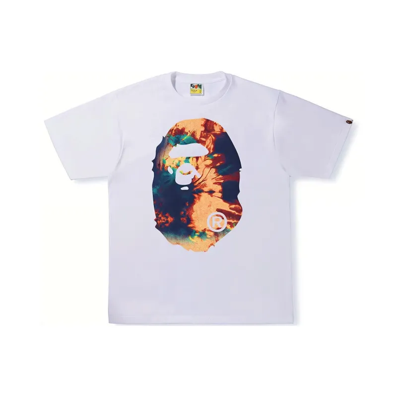 Bape Tie Dye Big Ape Head Tee-6
