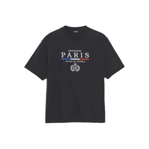 Balenciaga T Shirt Regular Fit Men's Black