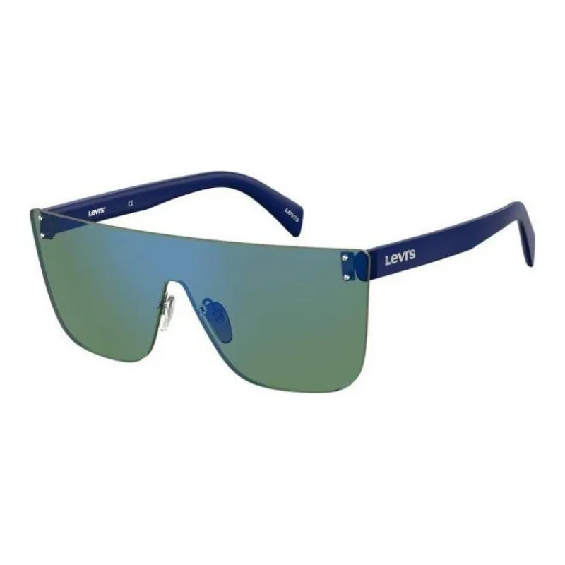 Levi's Injection Molded Propionate Irregular Shape Sunglasses Unisex Blue-0