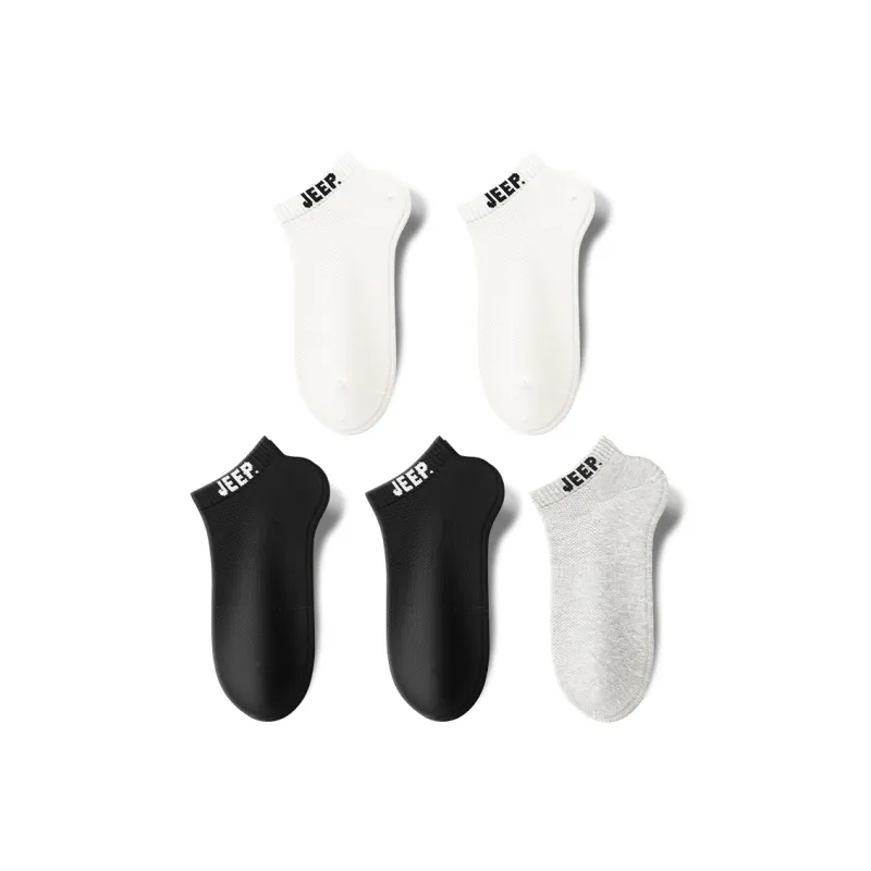 Jeep No Show Socks Unisex Combo Set-7