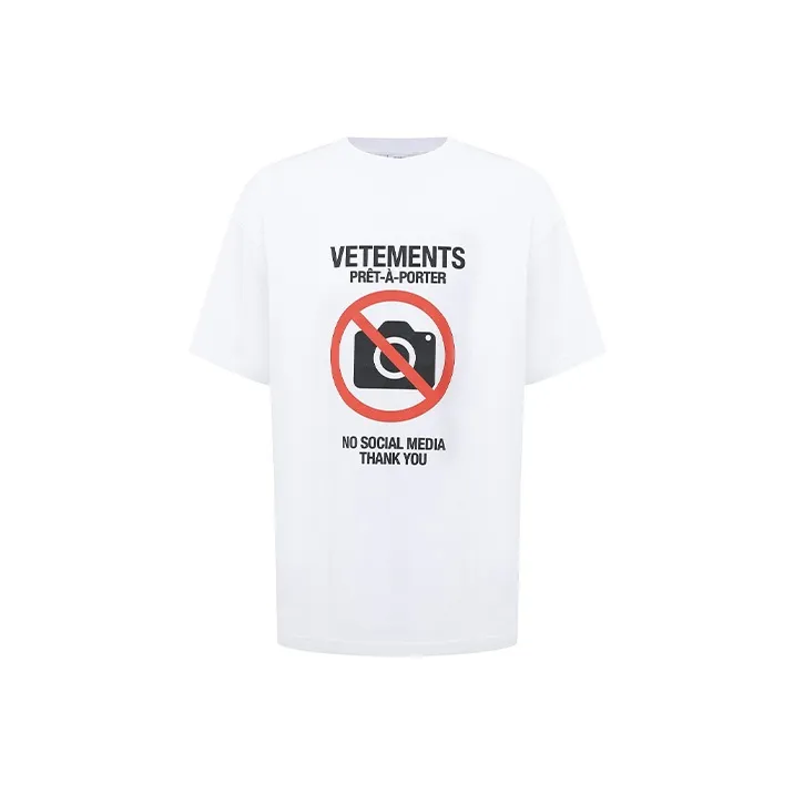 Vetements No Social Media T-shirt-0