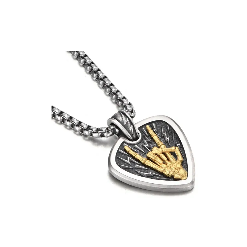 IDEAGEMER S925 Silver Necklaces Men's-3