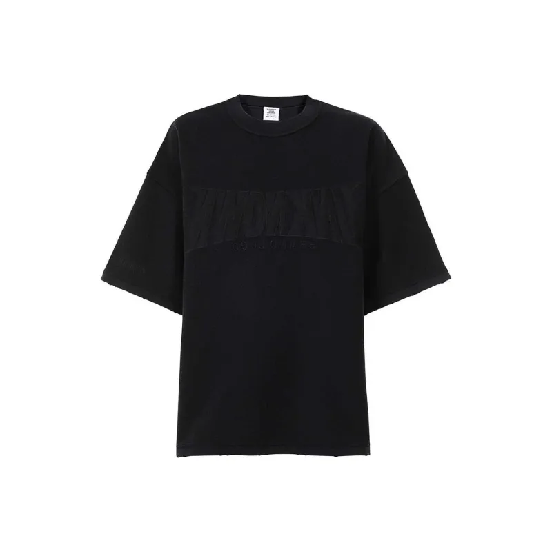Vetements Dirty Unknown Embroidered Oversized T Shirt-0