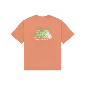 New Balance T Shirt Unisex Orange Red