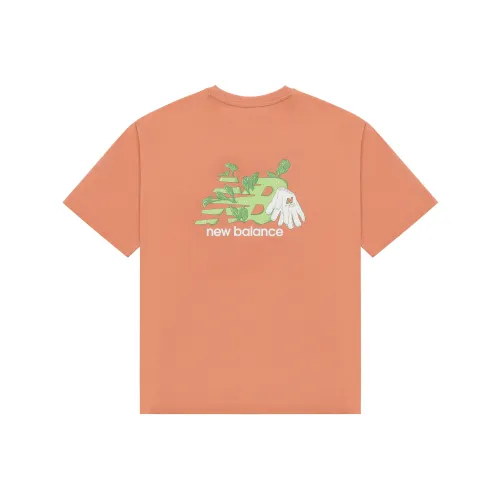 New Balance T Shirt Unisex Orange Red