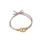 Double Loop Hair Tie (Peach Pink)