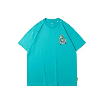 Line Friends X LINING Sports Fashion Collection T Shirts Unisex Ice Porcelain Green