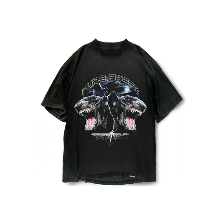 REPRESENT T Shirts Men Vintage Gray-0