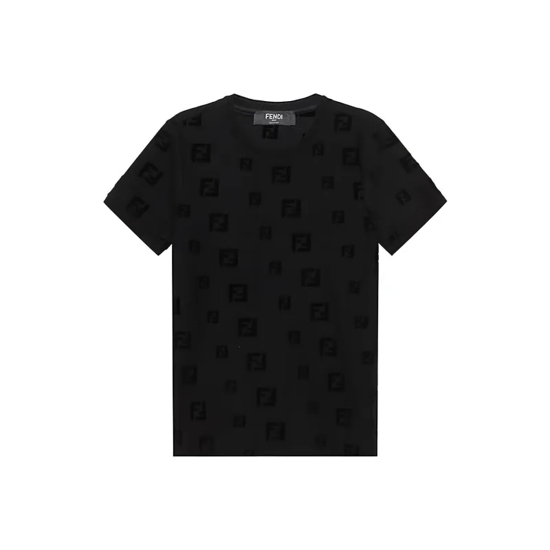 FENDI Regular T Shirt Men's Black-0