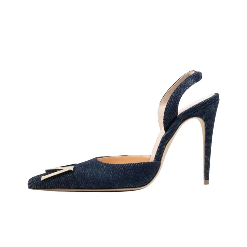 MAGDA BUTRYM Slim Heel High Heels 11cm Women's Blue-0