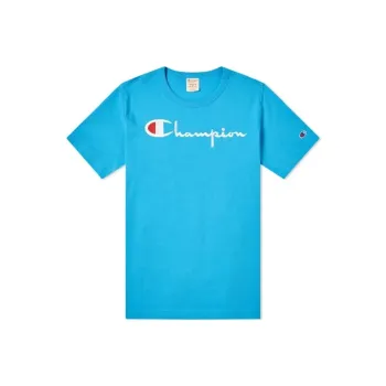 Champion T Shirts Unisex Blue