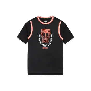 Erke T Shirts Men Jet Black