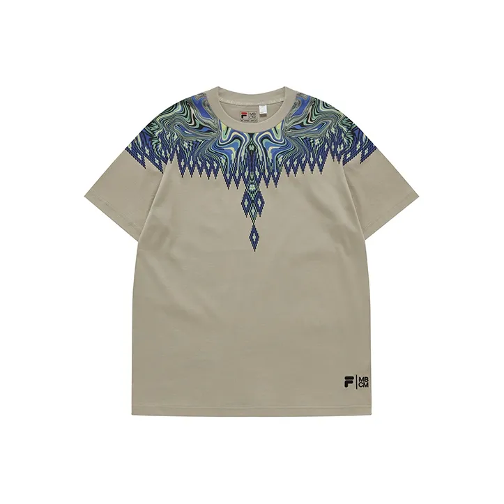 FILA FUSION x MARCELO BURLON COUNTY OF MILAN Set in Sleeve T Shirt Unisex Suede-0