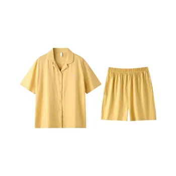 ZAO FU NIAO Pajama Set Women's Lemon