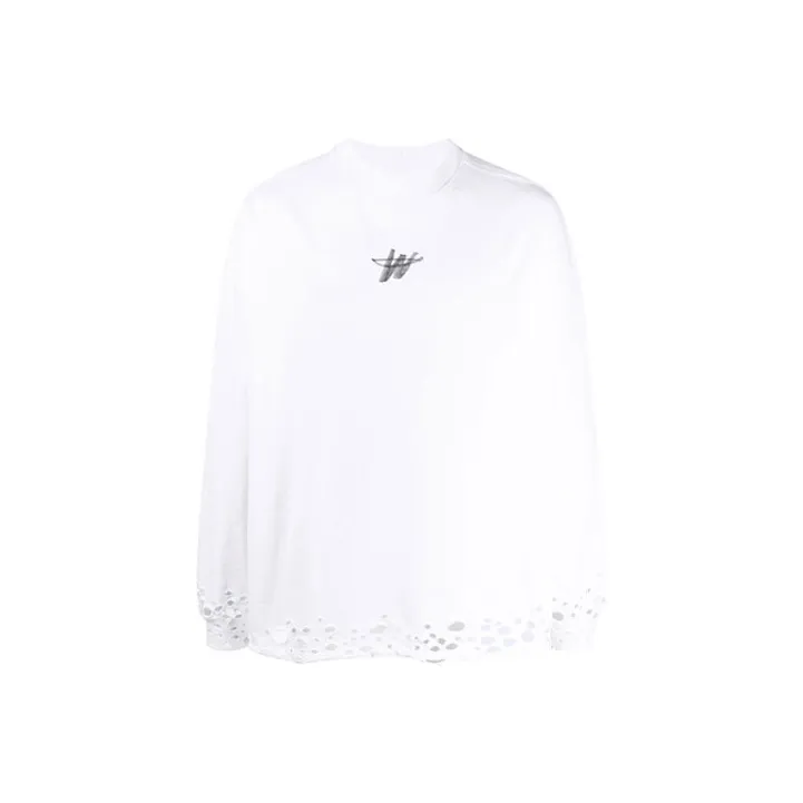 WE11DONE High Neck Wd Logo T Shirt-0