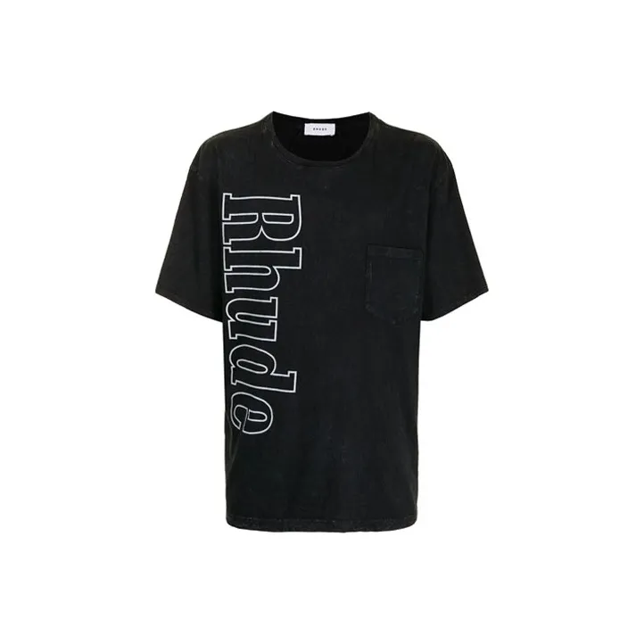 RHUDE T-Shirts Men Black-0